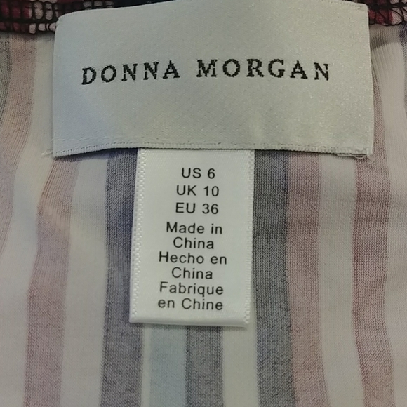 Anthropologie- Donna Morgan Striped Jumpsuit - Picture 16 of 16